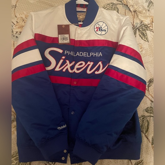 *BRAND NEW* Philadelphia 76ers Jacket. Men’s Size L - Picture 2 of 4